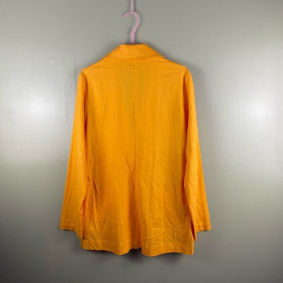 Show Me Your Mumu Artemis Blazer Canary Yellow Linen Mix Small - Picture 5 of 8